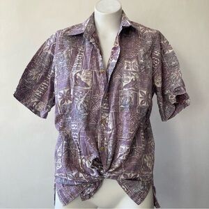 Cooke Street | Hawaiian Nautical Ocean Button Down Short Sleeve Shirt